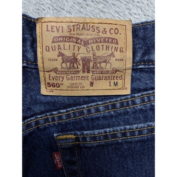 Vintage Levi's 560 Loose Fit Straight Leg Women's High Rise Jeans Size 12M - Picture 10 of 10